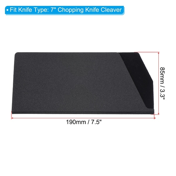 ABS Kitchen Knife Sheath Cover Sleeves for 7" Chopping Knife Cleaver